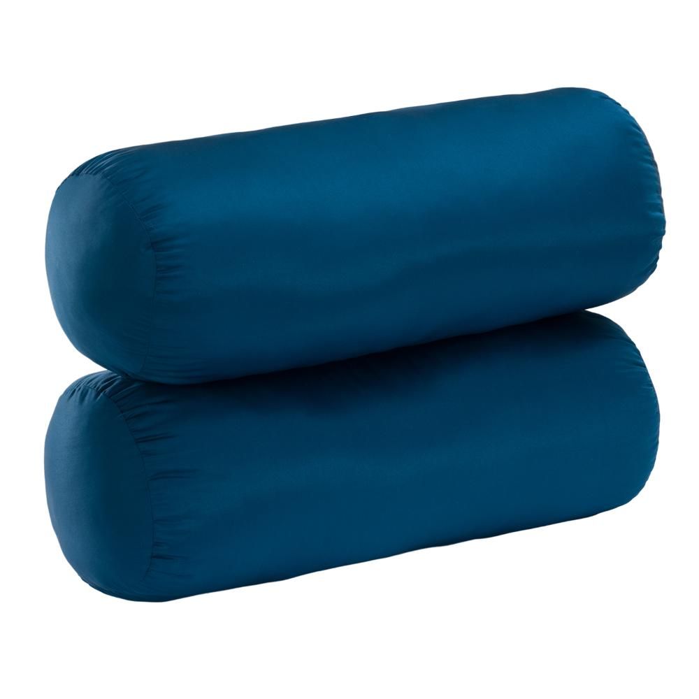 Wakefit Bolster Pillow | Set of 2 | Soft and Supportive | Comfortable for Neck and Back | Teal