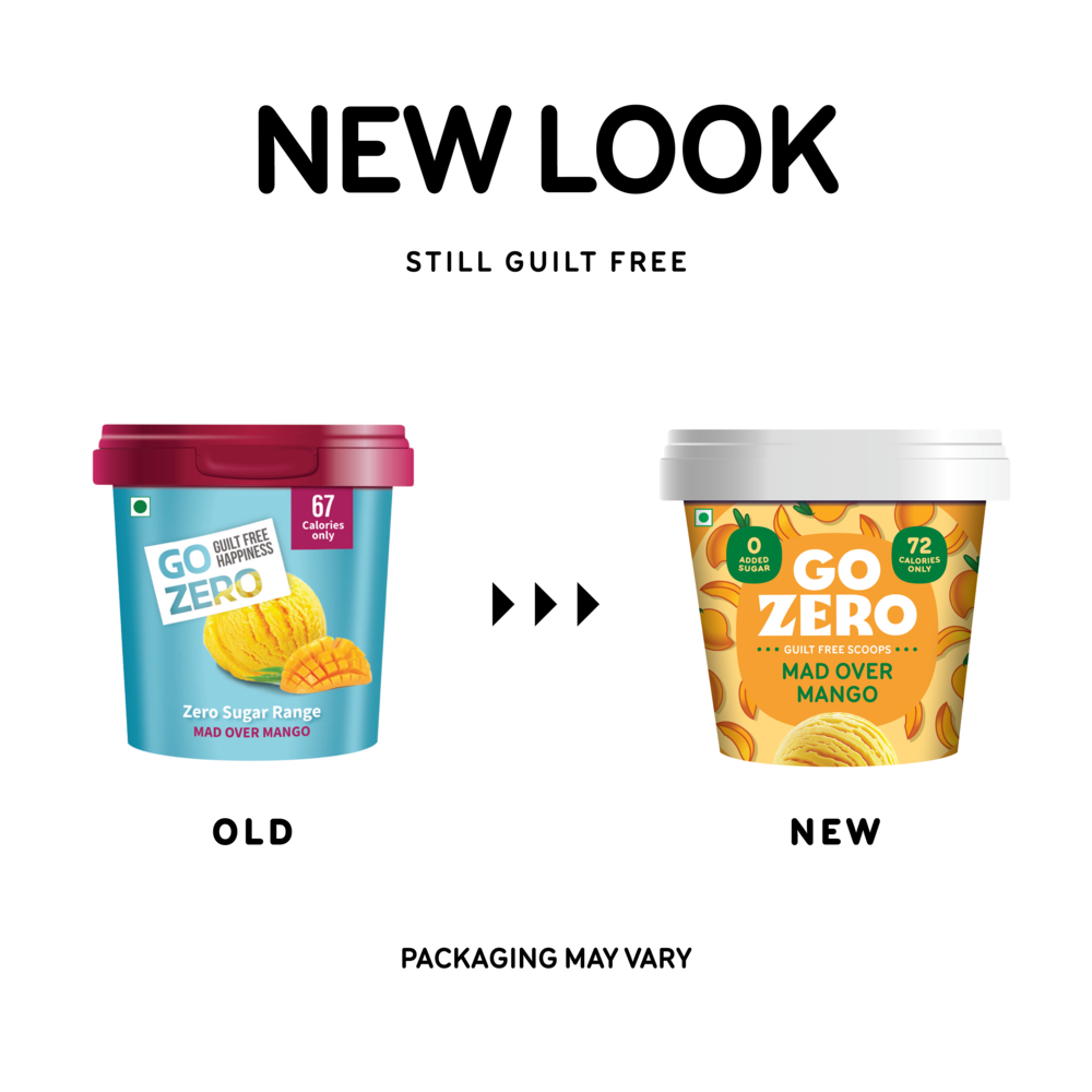 Go Zero Mad Over Mango Low Calorie Guilt Free Ice Cream Cup