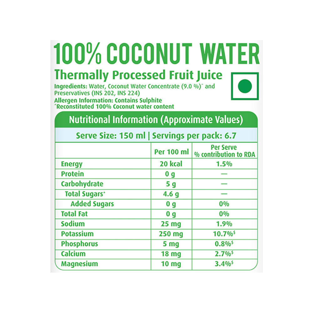 Dabur Real Activ Tender Coconut Water