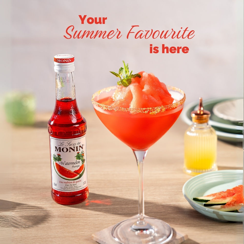 Monin Watermelon Syrup for Cocktails | Mocktails | Coolers