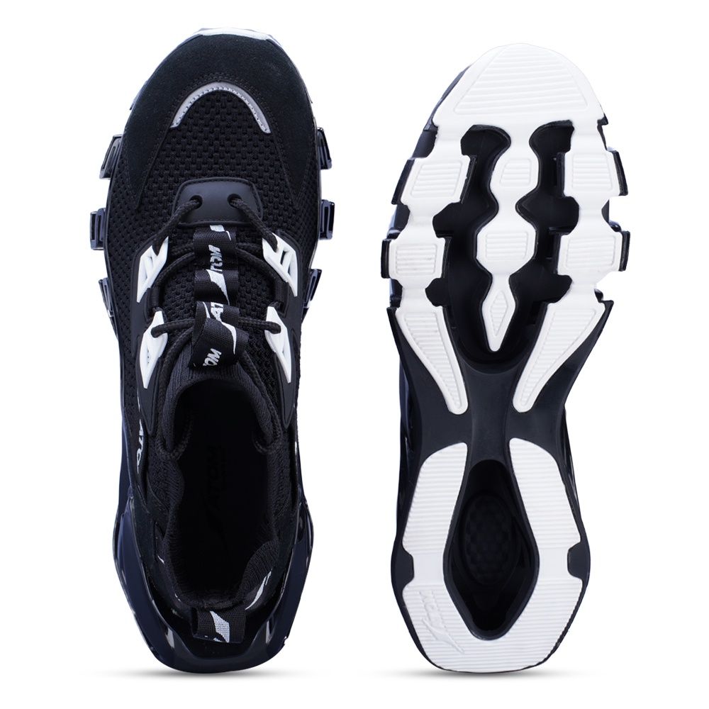 Atom Men's Spring Edge Alpha 2 Black Sneakers | UK 10