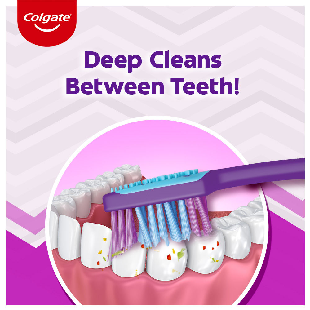 Colgate ZigZag Medium Bristle Toothbrush