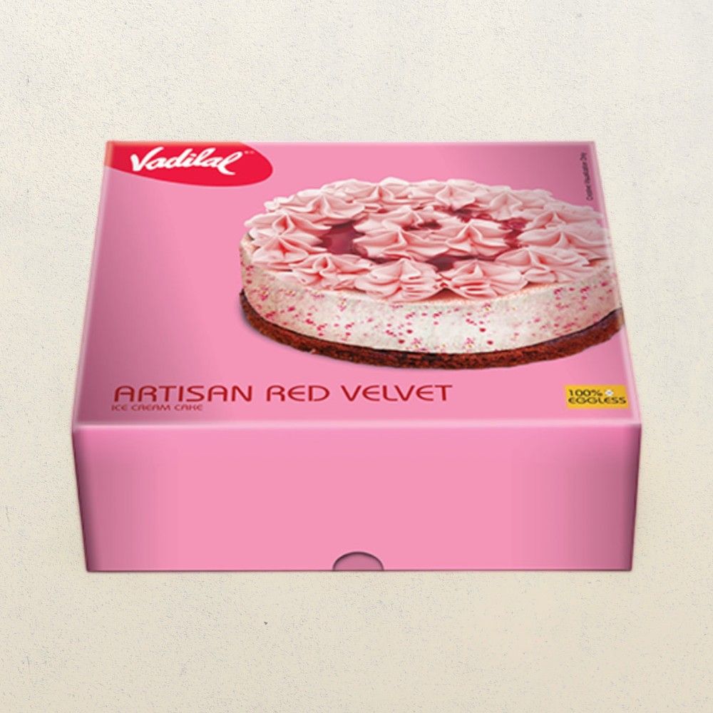 Vadilal Red Velvet Ice Cream Cake