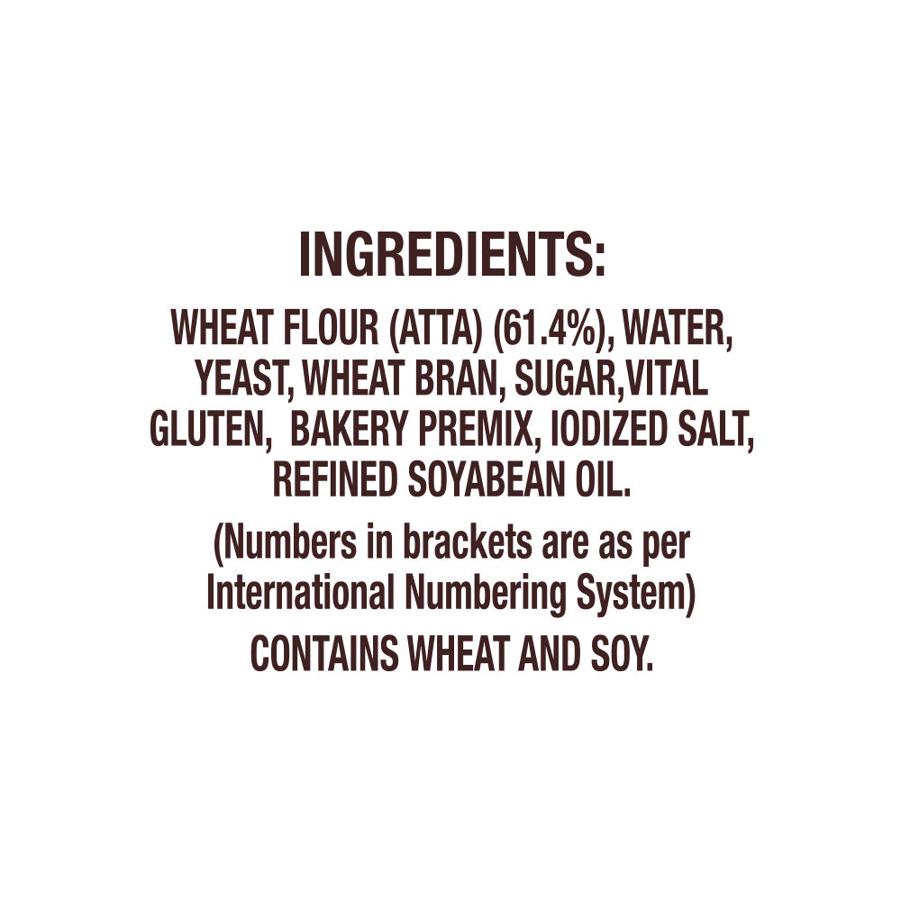 Britannia Better 100% Whole Wheat Bread (No Preservative, No Maida)