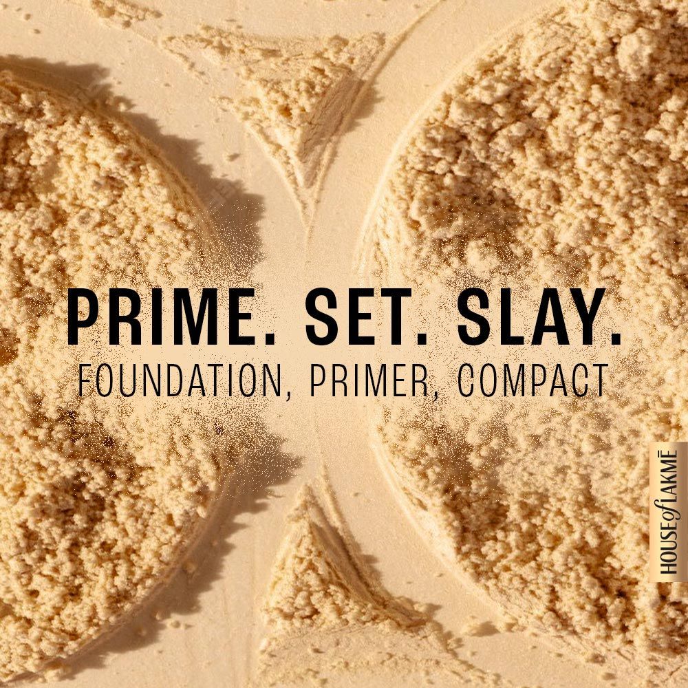 Lakme Powerplay Priming Powder Foundation, 3-in-1, Lasting Matte, Dry/Oily Skin, Ivory Cream