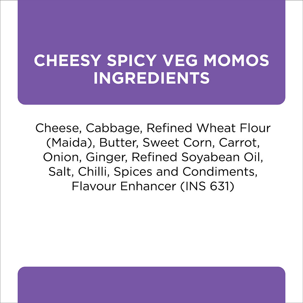 Prasuma Vegetable And Paneer Momos(10pc) & Prasuma Momos Cheesy Spicy Veg(24pc) Combo