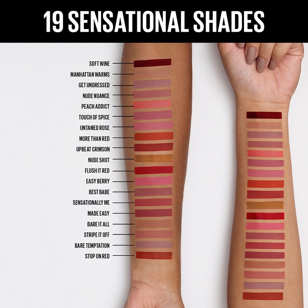 Maybelline New York Sensational Liquid Matte Lipstick - 22 Peach Addict