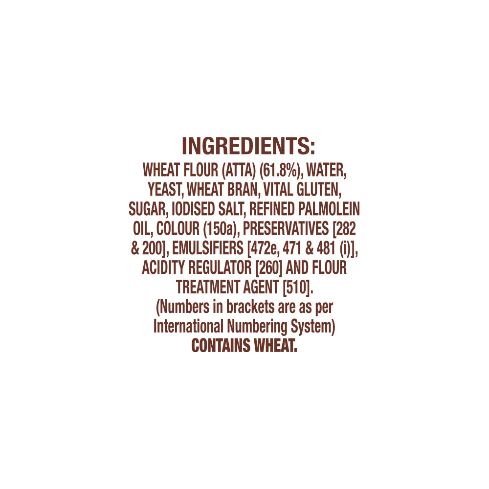 Britannia 100% Whole Wheat Bread (No Maida) 400 g Combo
