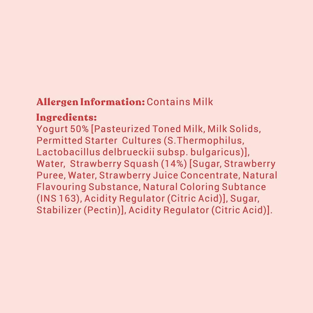 Joi Farm Strawberry Yogurt Probiotic Smoothie 200 ml Combo