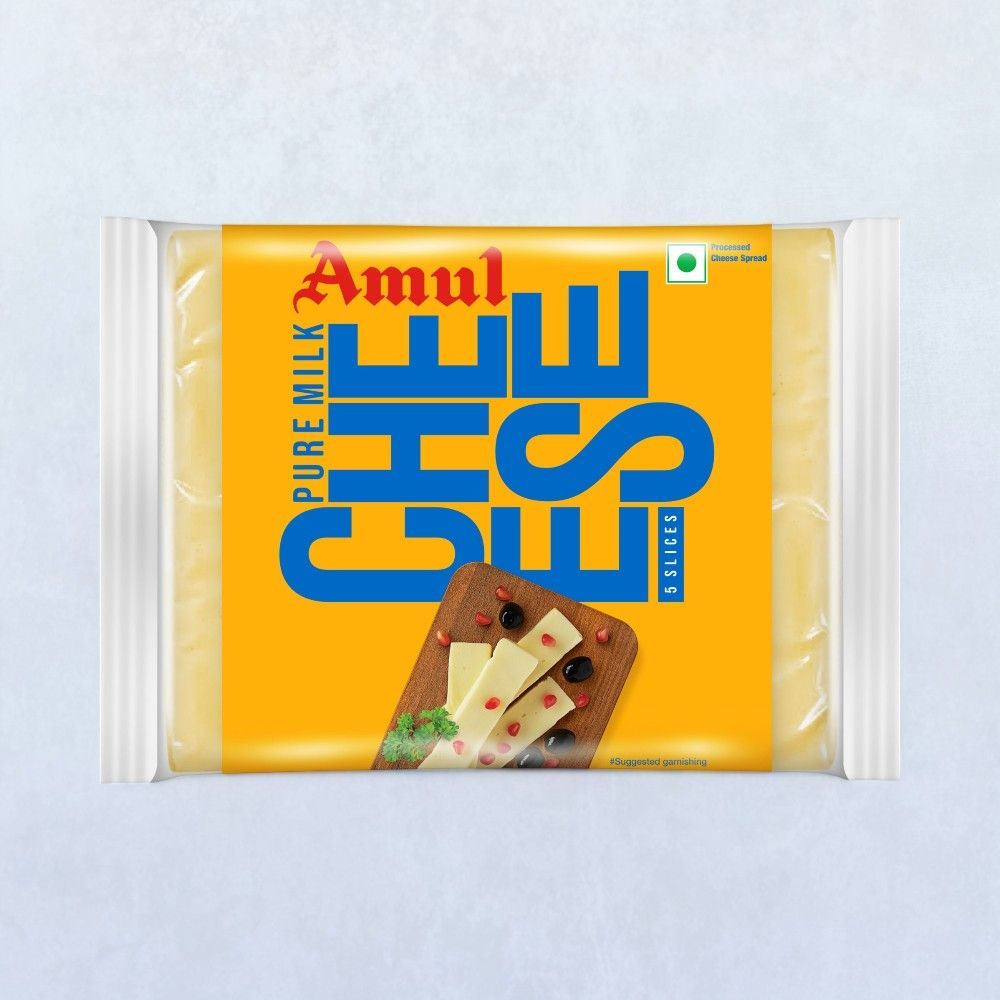 Amul Cheese Slices(100gms) & Amul Butter - Pasteurised(100gms) Combo