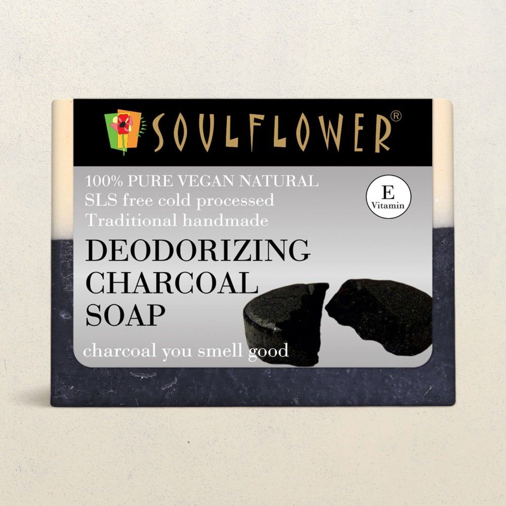 Soulflower Deodorizing Charcoal Soap