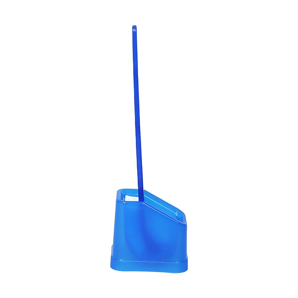 HIC Double Hockey Toilet Brush With Container - Assorted