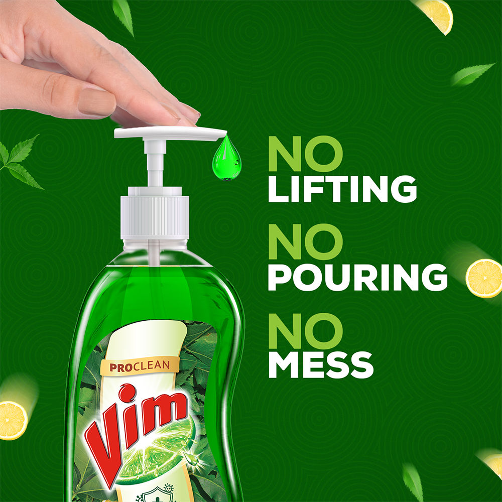 Vim Anti Bacteria Dishwash Liquid