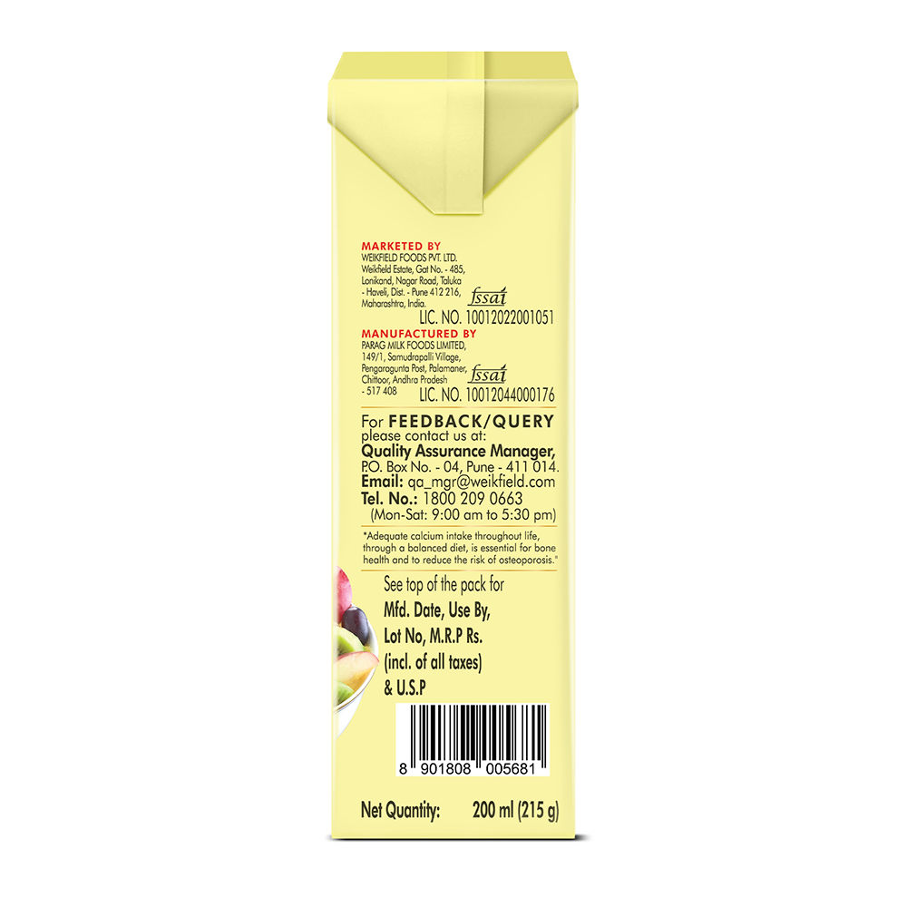 Weikfield Custard Ready To Eat - Vanilla 200 ml Combo