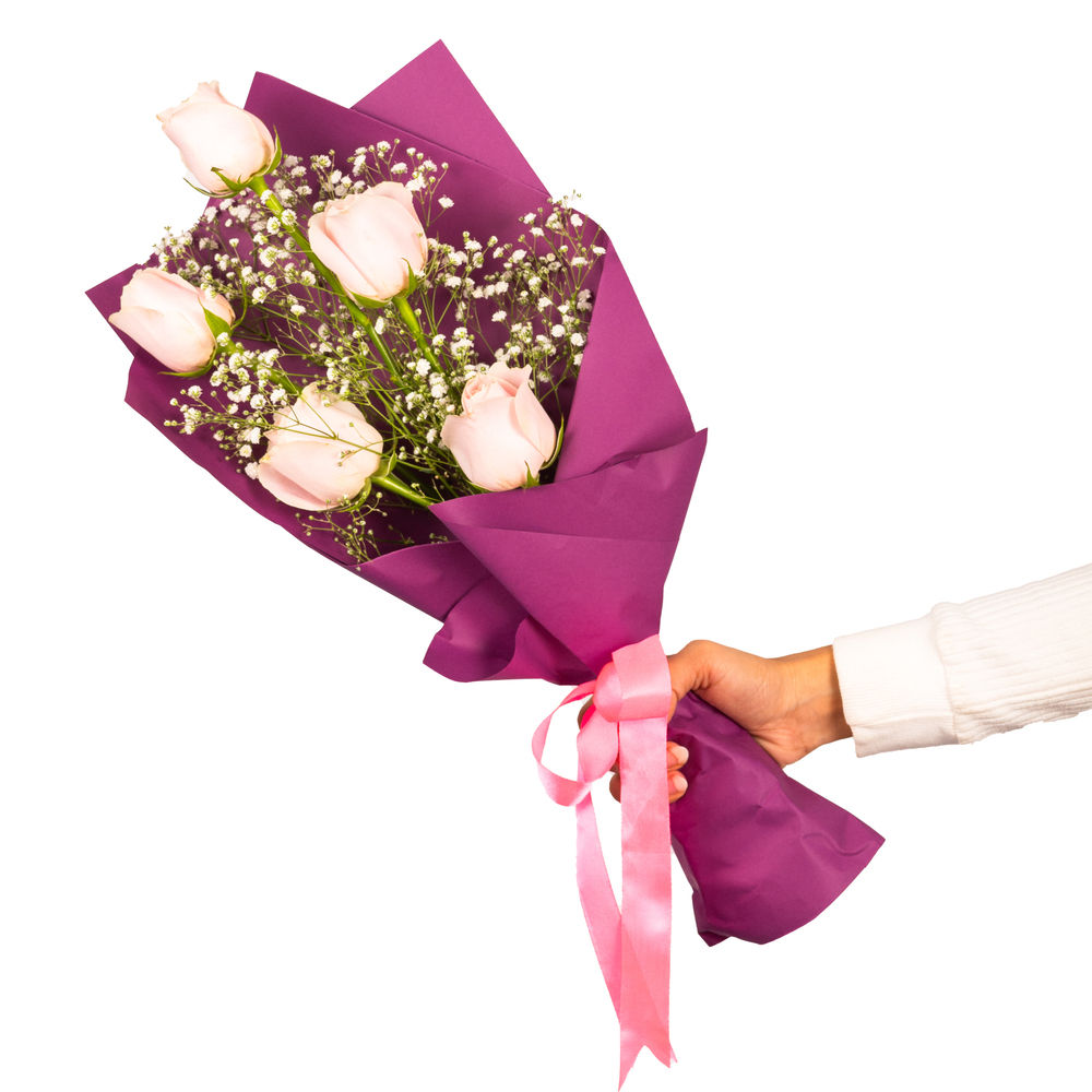 Farmerr Pink Rose Bouquet