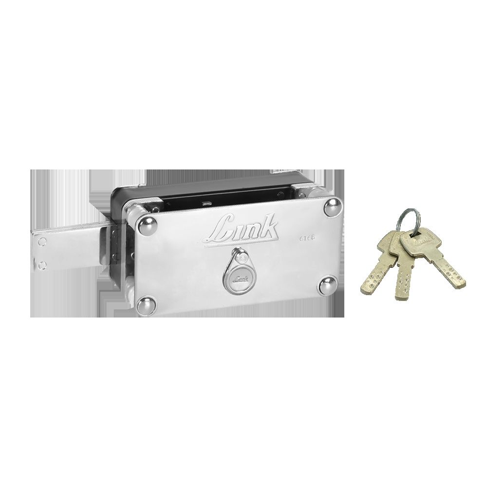Link Universal Shutter Lock NXT Shutter/Main Door Heavy Lock with 3 Key | 75x155mm Lock