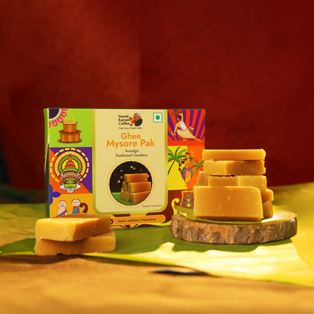 Sweet Karam Coffee Premium Ghee Mysore Pak - 100% Authentic