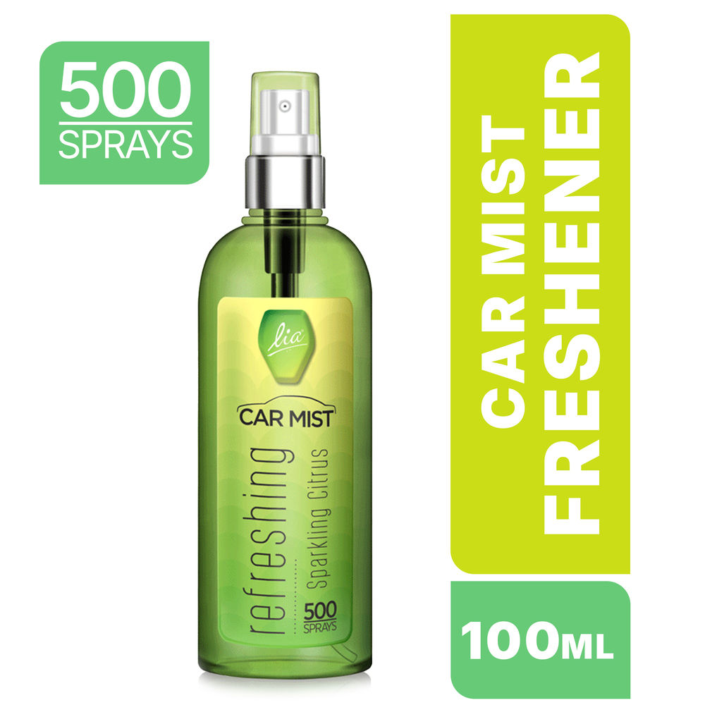 Lia Sparkling Citrus Car Mist/Spary | Long Lasting Air Freshener for Car | From House of Cycle