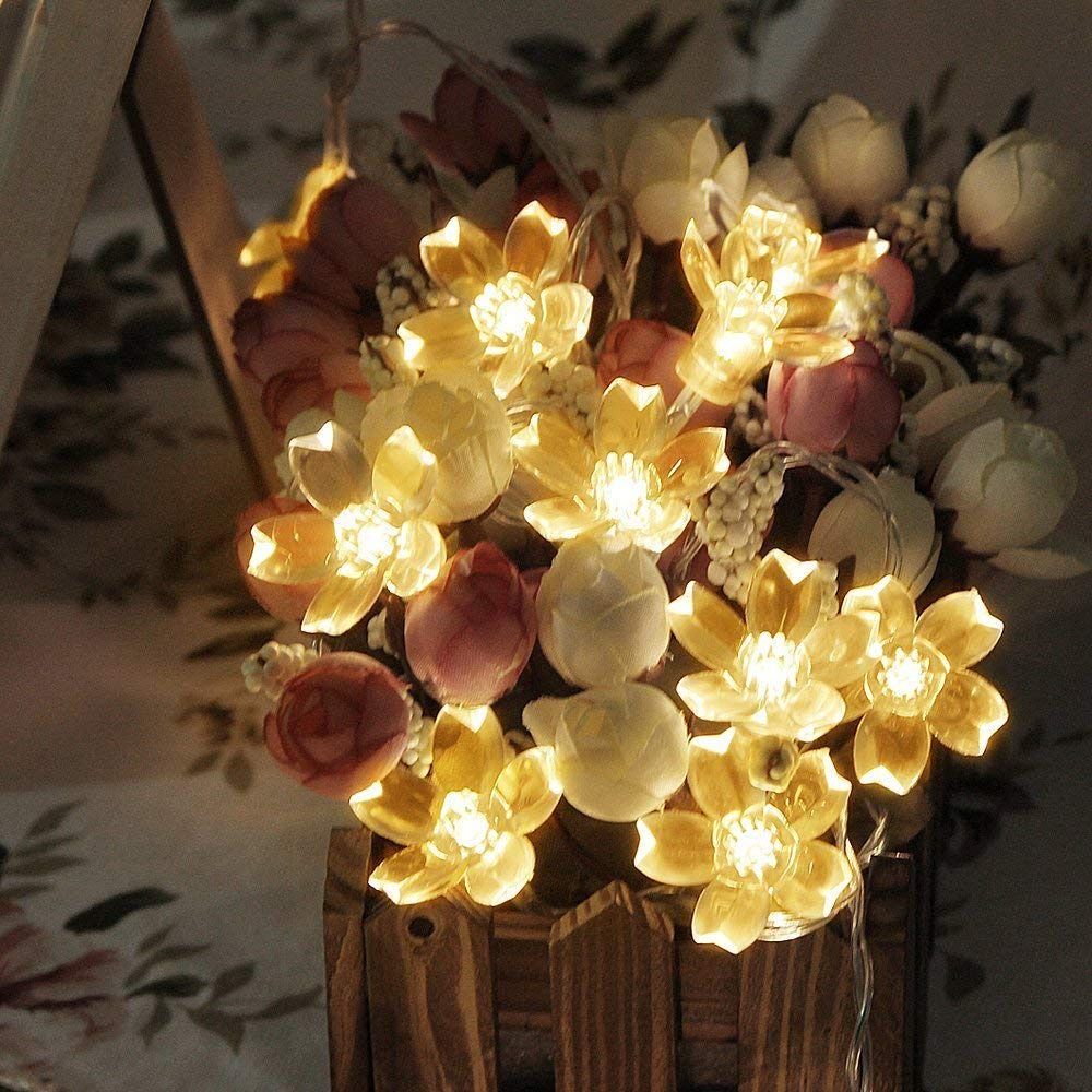 Quace Mini Flower Warm White String Light