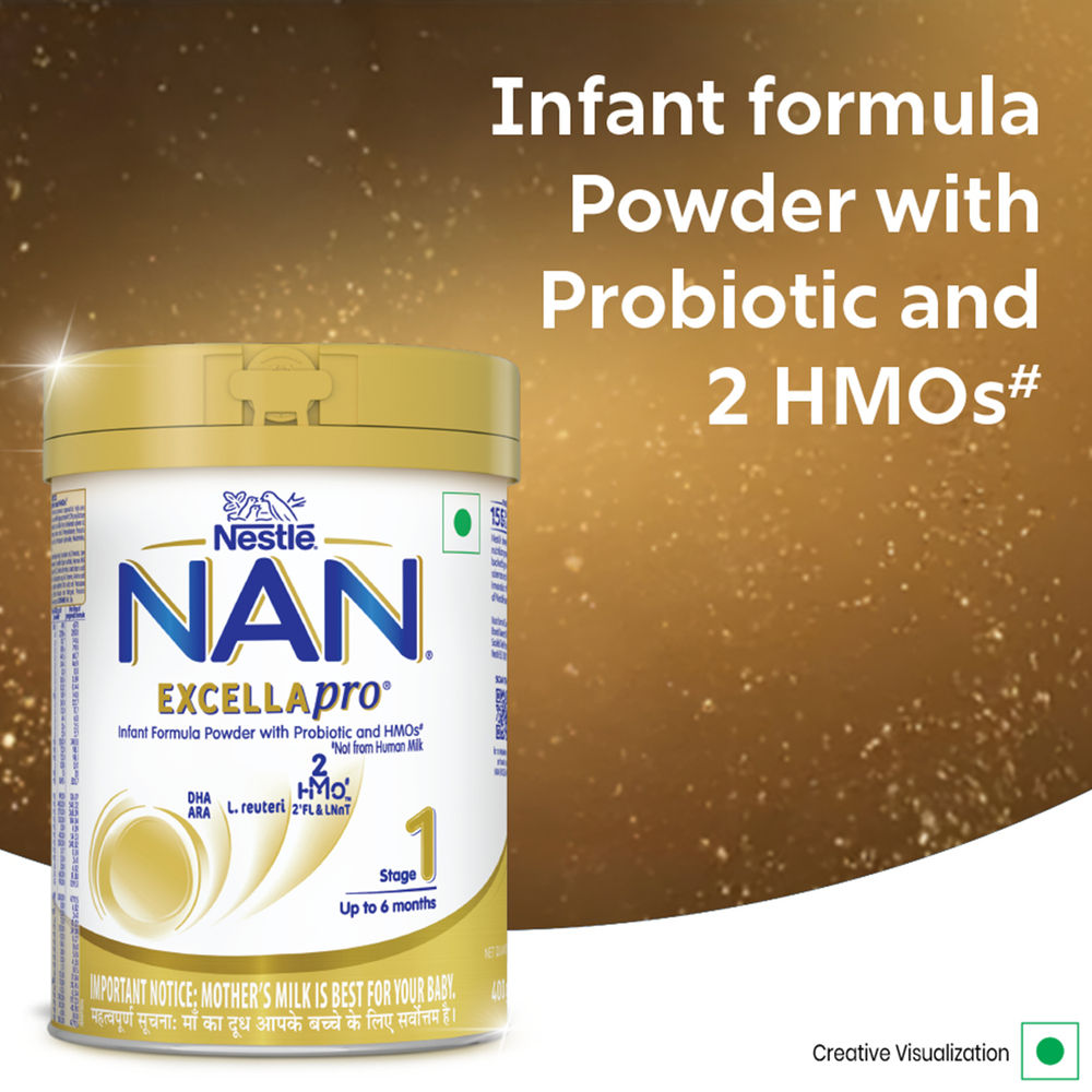 Nestle Nan EXCELLAPRO Stage 1 Infant Formula | 0 - 6 Months 400 g Combo