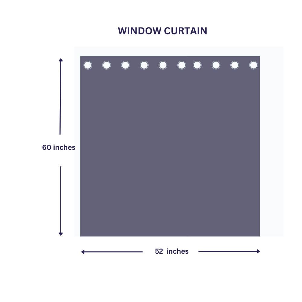 Wakefit Solid Blackout Curtain | Blocks Upto 100% Light | (5 x 4.3 ft) | For Windows | Set of 2 Agaya Grey