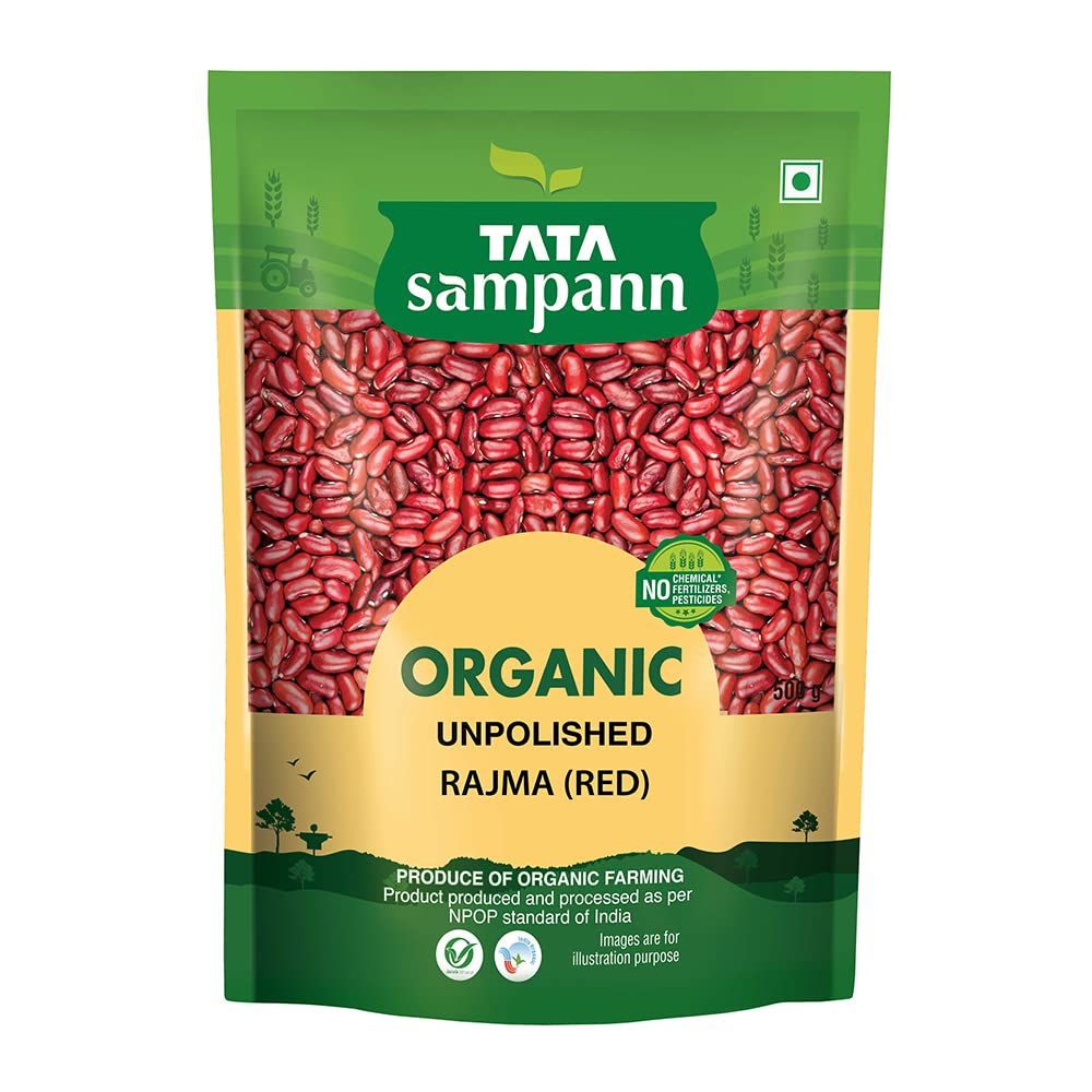 Tata Sampann Organic Rajma Red