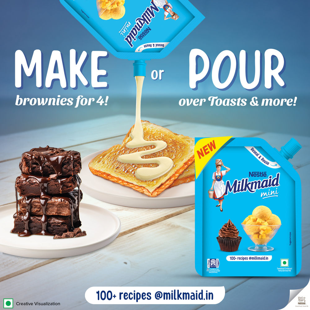 Nestle Milkmaid Mini Condensed Milk Easy Pour Pack 210 g Combo