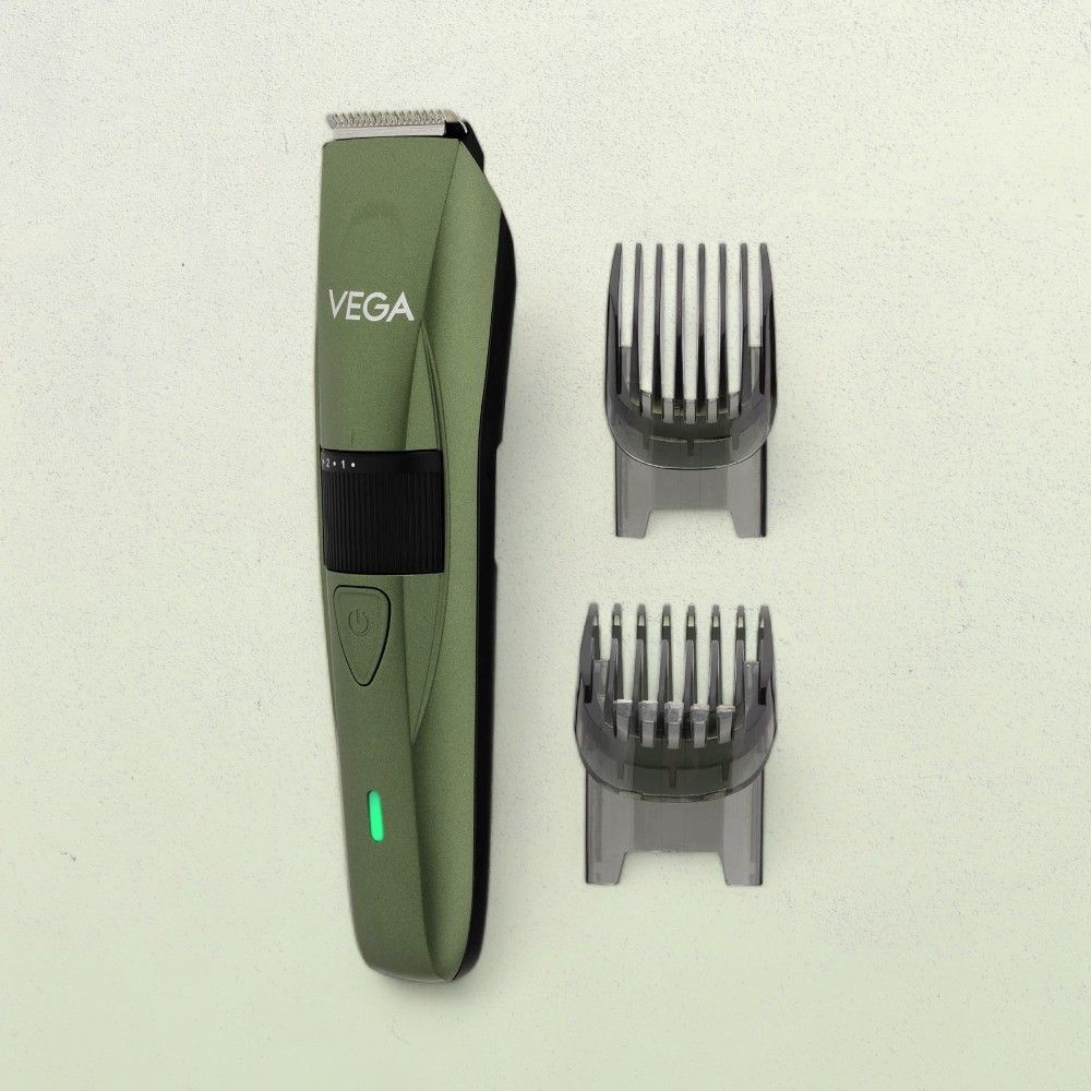 VEGA Power Series P-1 Beard Trimmer For Men With 160 Mins Runtime & 40 Length (Green)