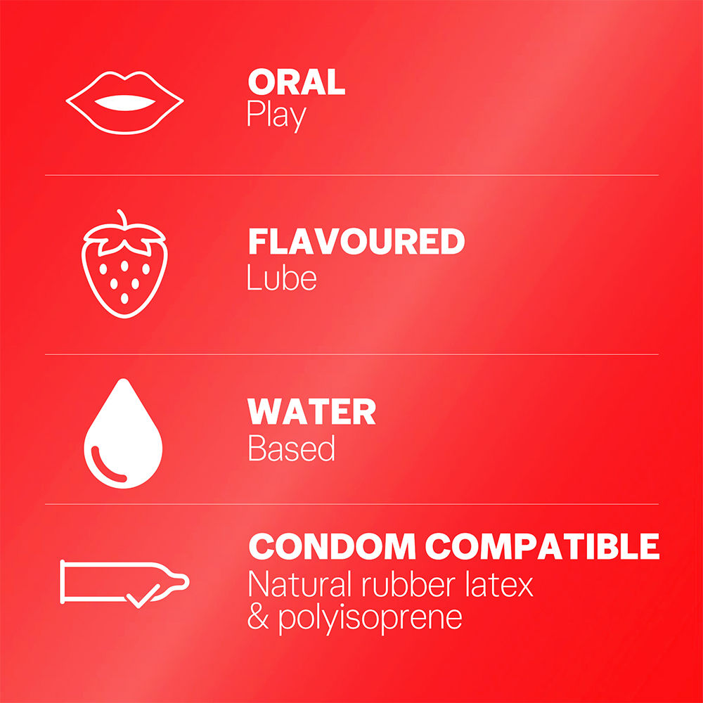Durex Lube - Strawberry - Flavoured Lubricant