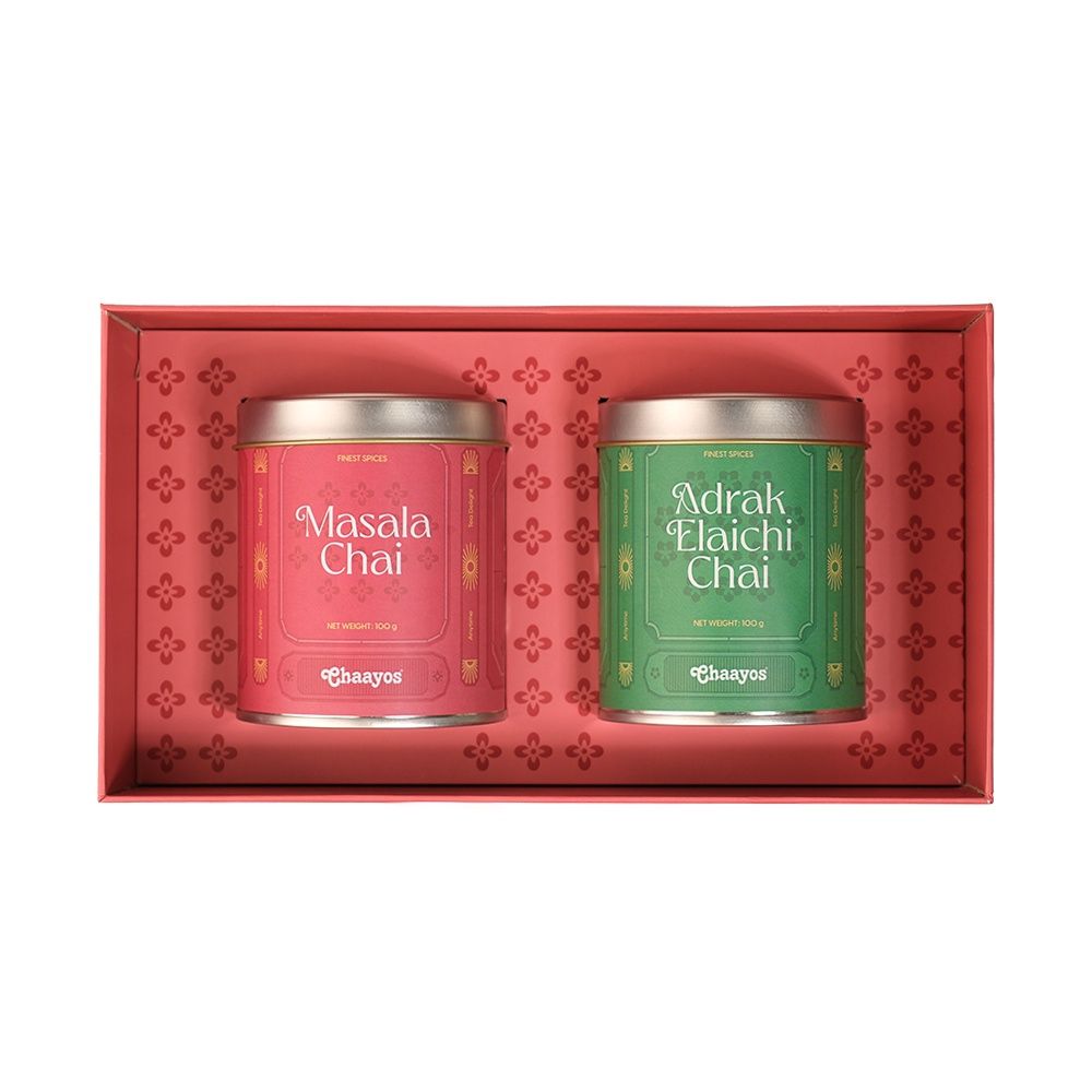 Chaayos Masala Tea & Adrak Eliachi Tea Premix Box