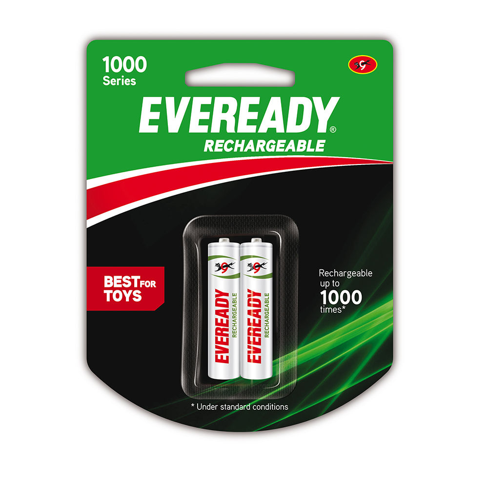 Eveready AAA Rechargeable Battery, 1000 Series
