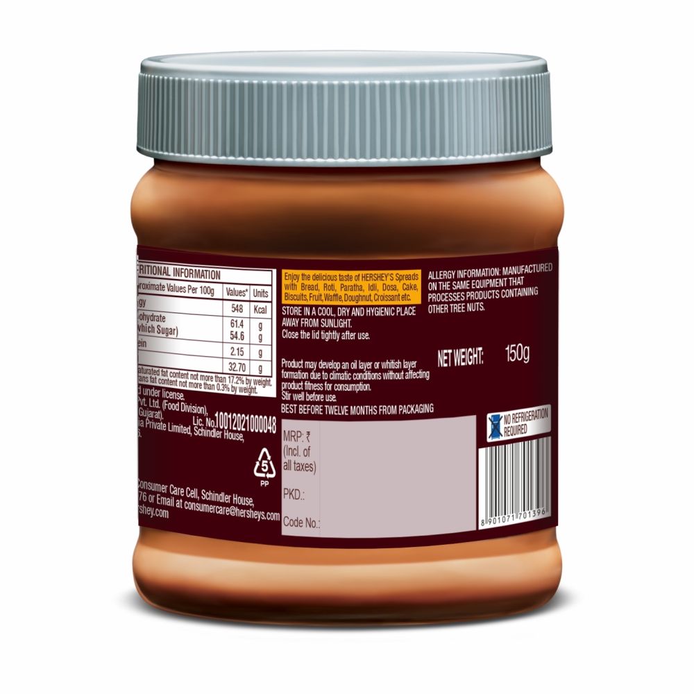 Hershey's Spread - Cocoa With Almond Jar