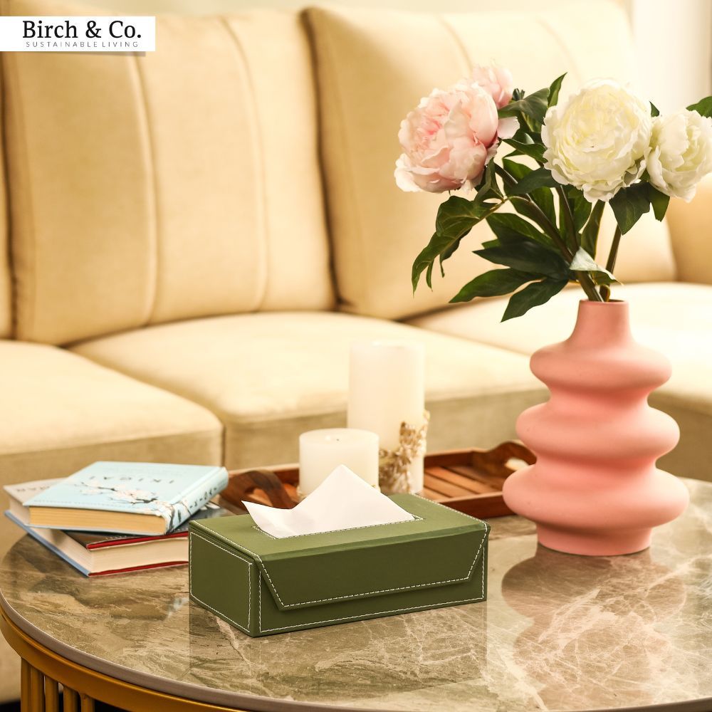 Birch & Co. Tissue Box - Mint