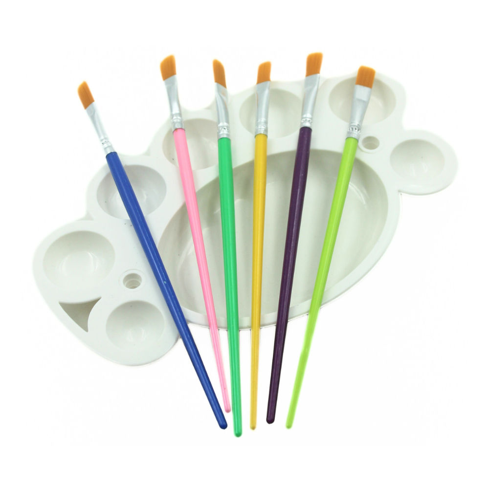Colour & Paint Kit ( Color,  Mixing Palette & Brushes)