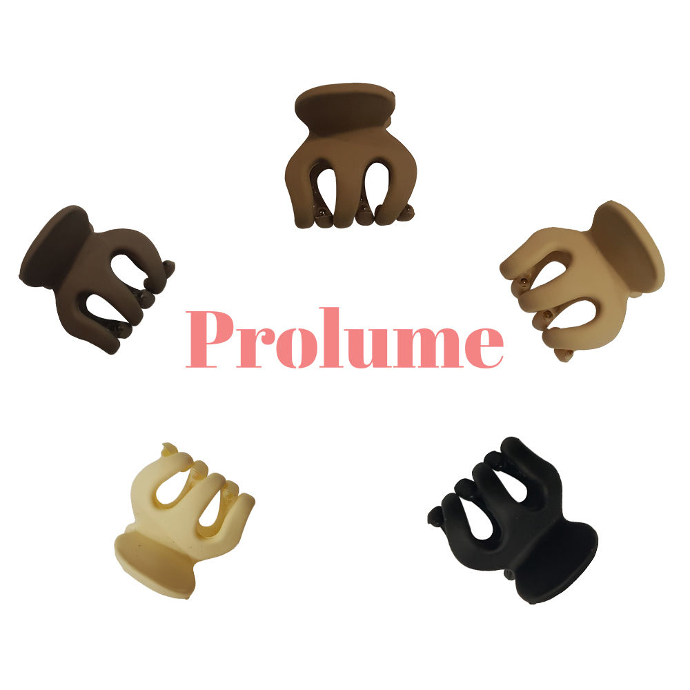 Prolume Cylinderical Shape Small Cluthers Hair Clips Accessories For Women/Girl