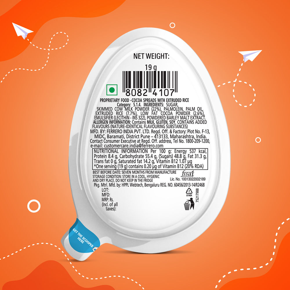 Kinder Creamy Milky & Cocoa Chocolate With Extruded Rice Combo