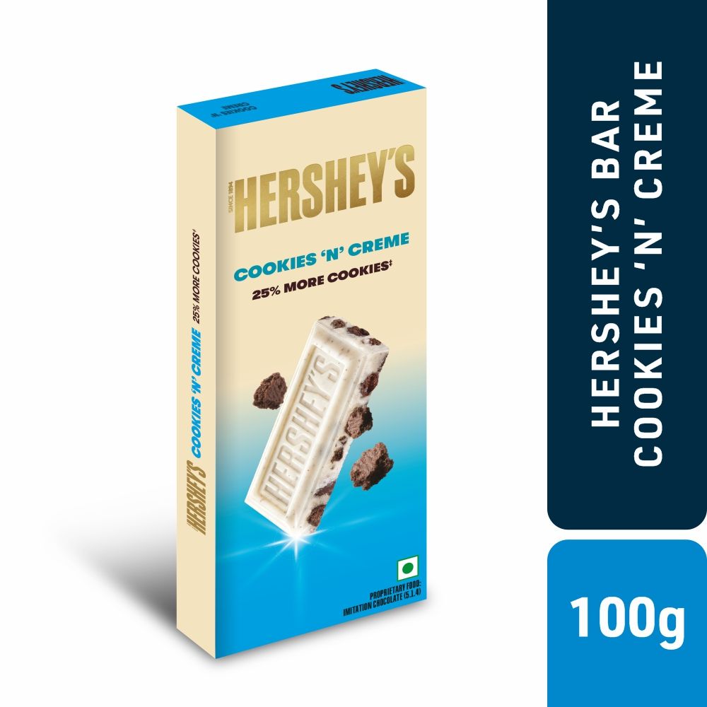 Hershey's Cookies N Creme Chocolate Bar 100 g Combo