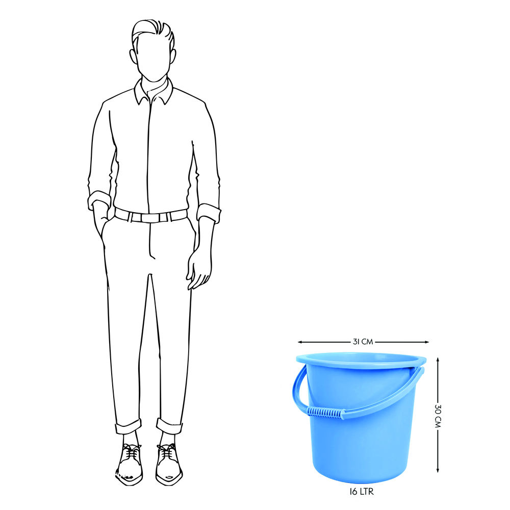 BAY6 Royce Bucket 16 L - Blue