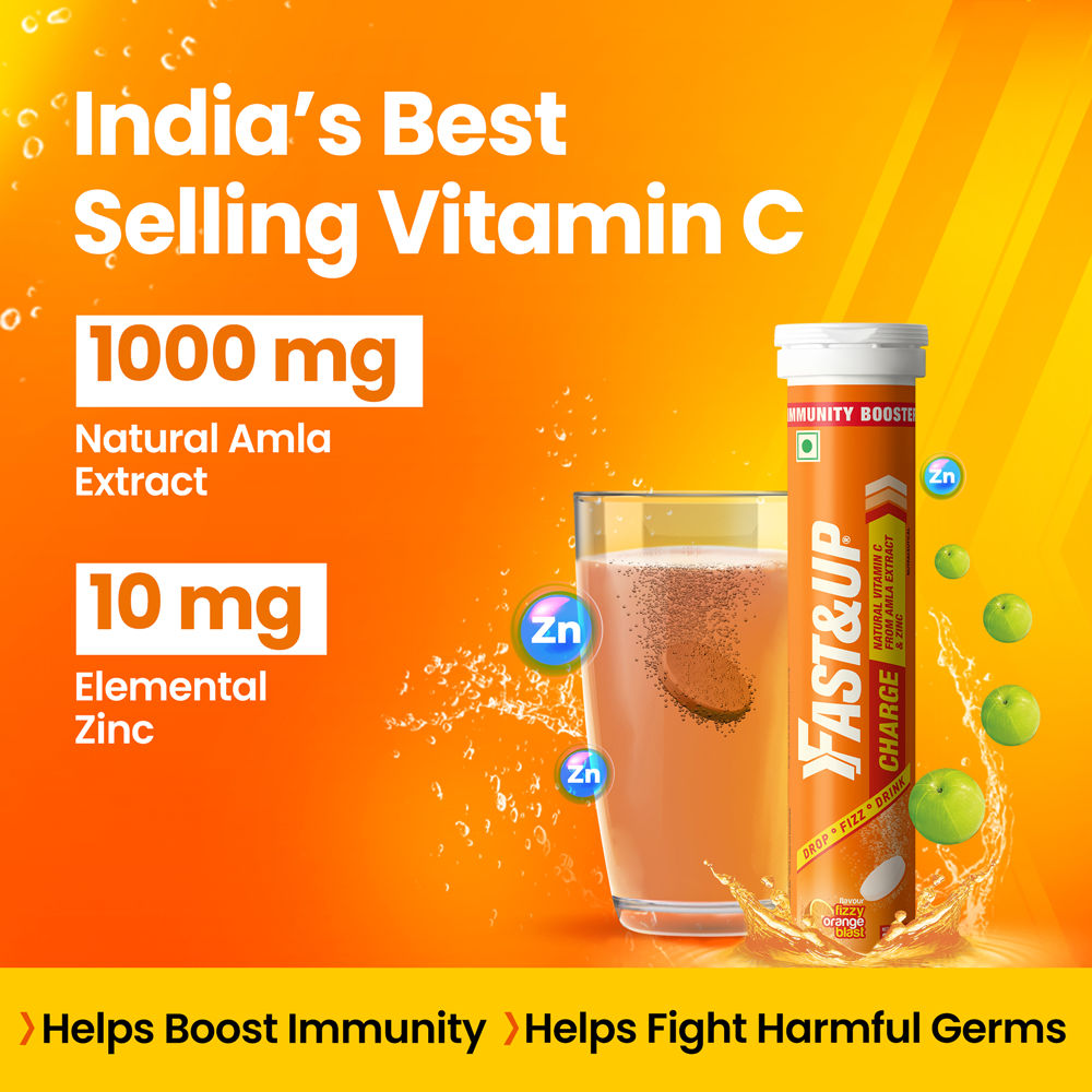 Fast&Up Charge Vitamin C Immunity Booster - Orange