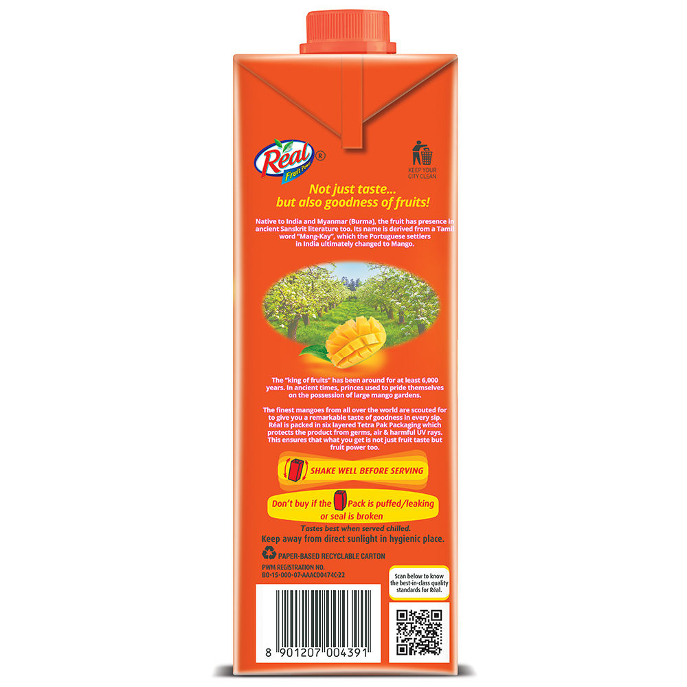 Dabur Real Fruit Power Mango Juice 1 l Combo