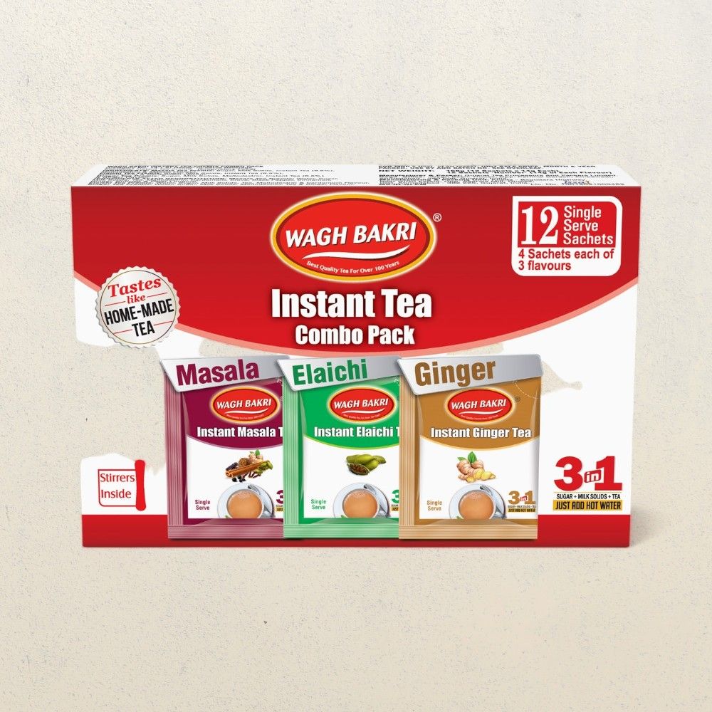 Wagh Bakri Instant Tea Premix Combo 168 gms Combo