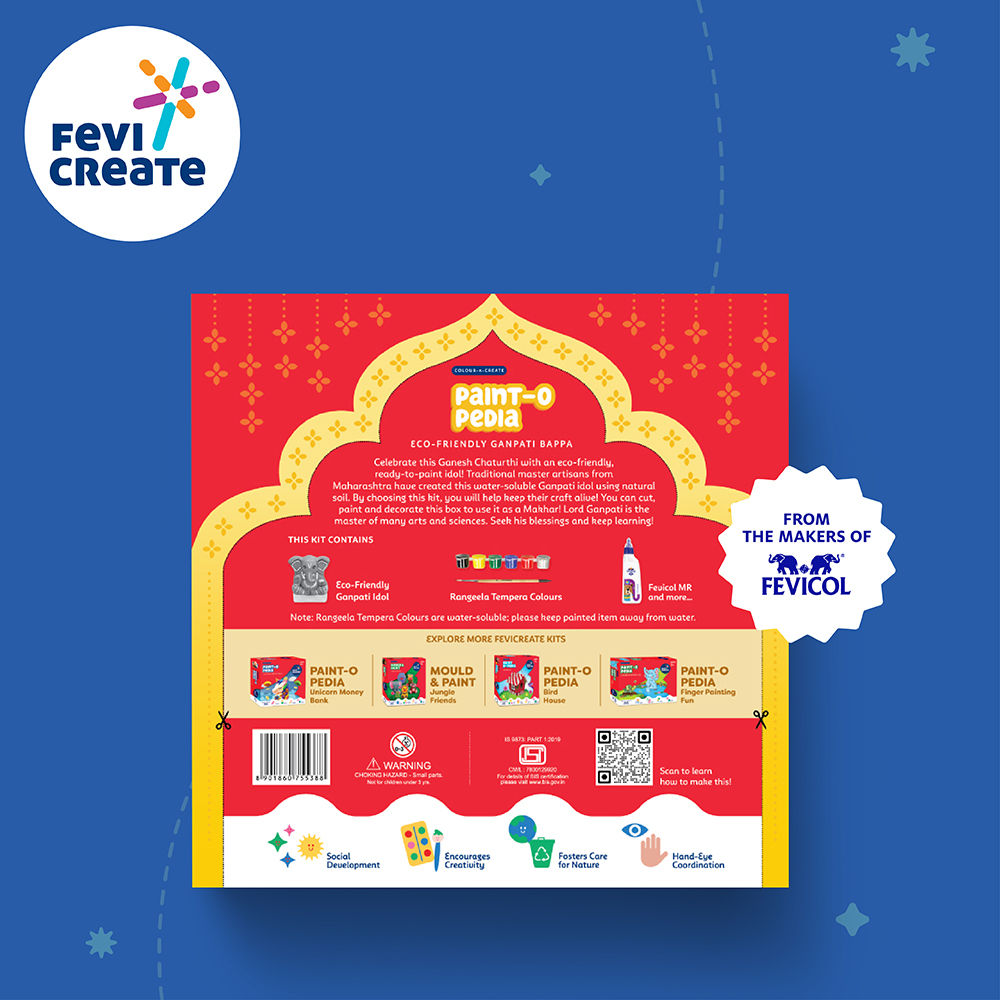 Pidilite Eco Friendly Ganesha Idol DIY Kit