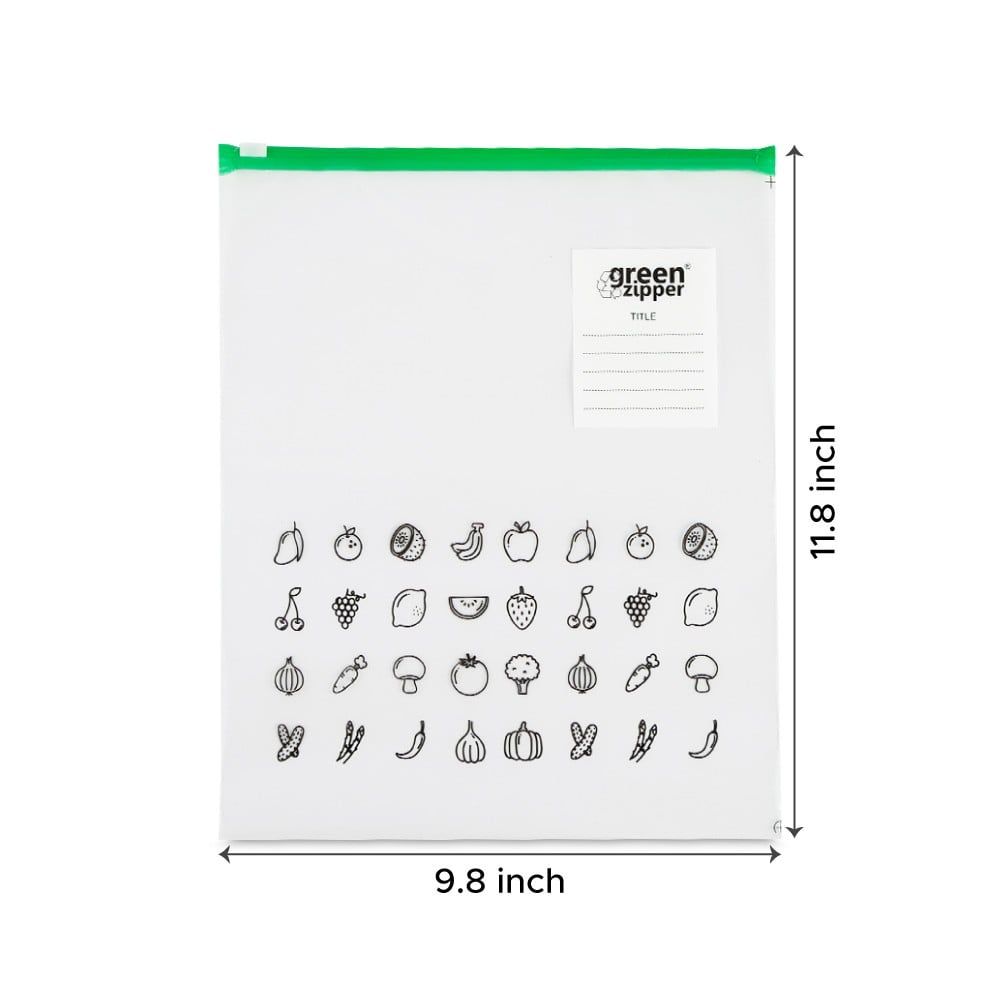 Homez it Large Zip Lock Bag (25 cm x 30 cm) 15 pieces