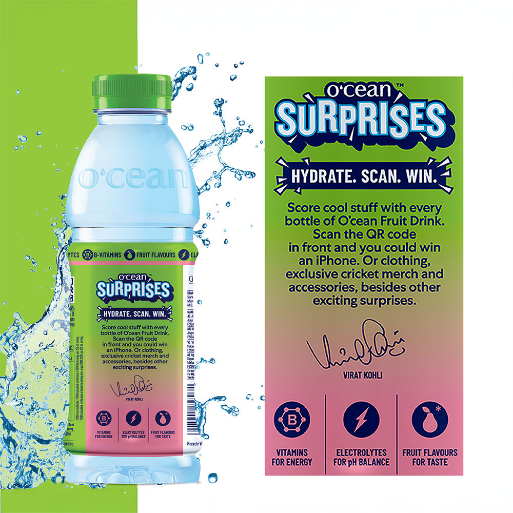 O'cean Beverages Pink Guava Flavoured Water