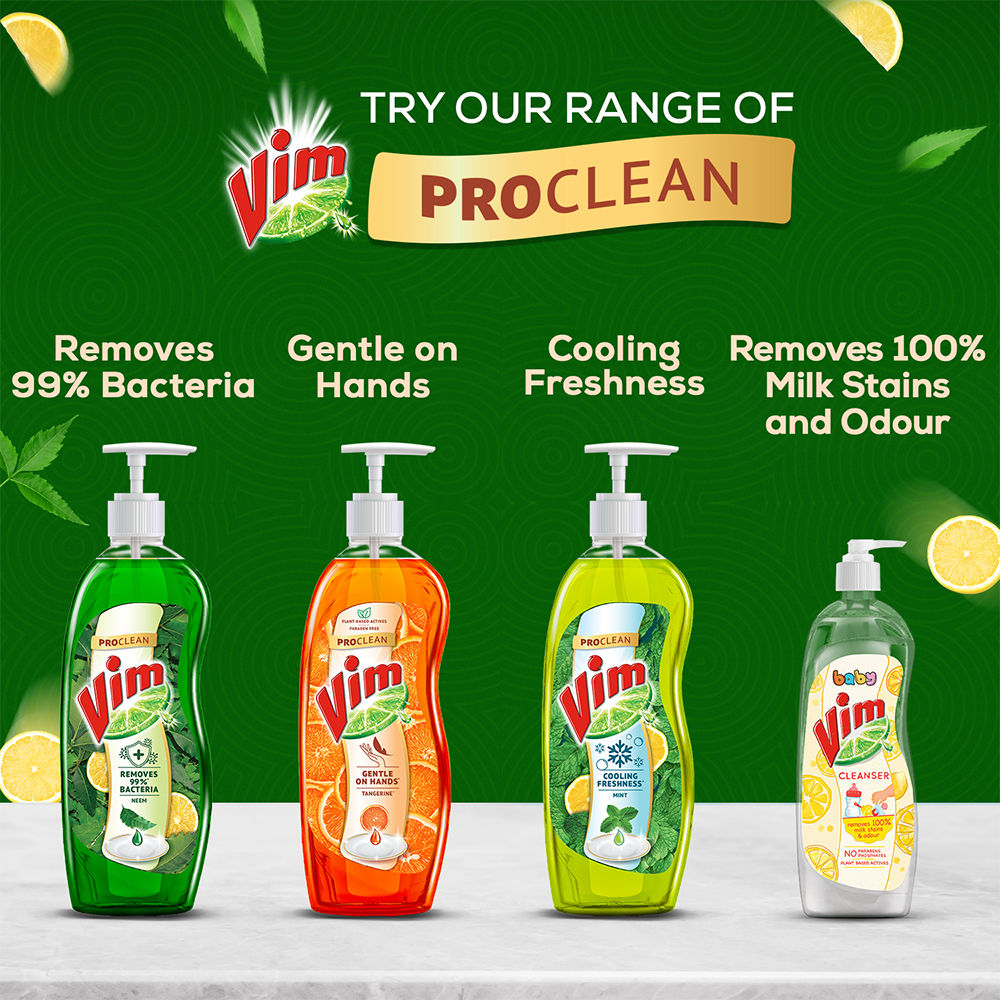 Vim Anti Bacteria Dishwash Liquid