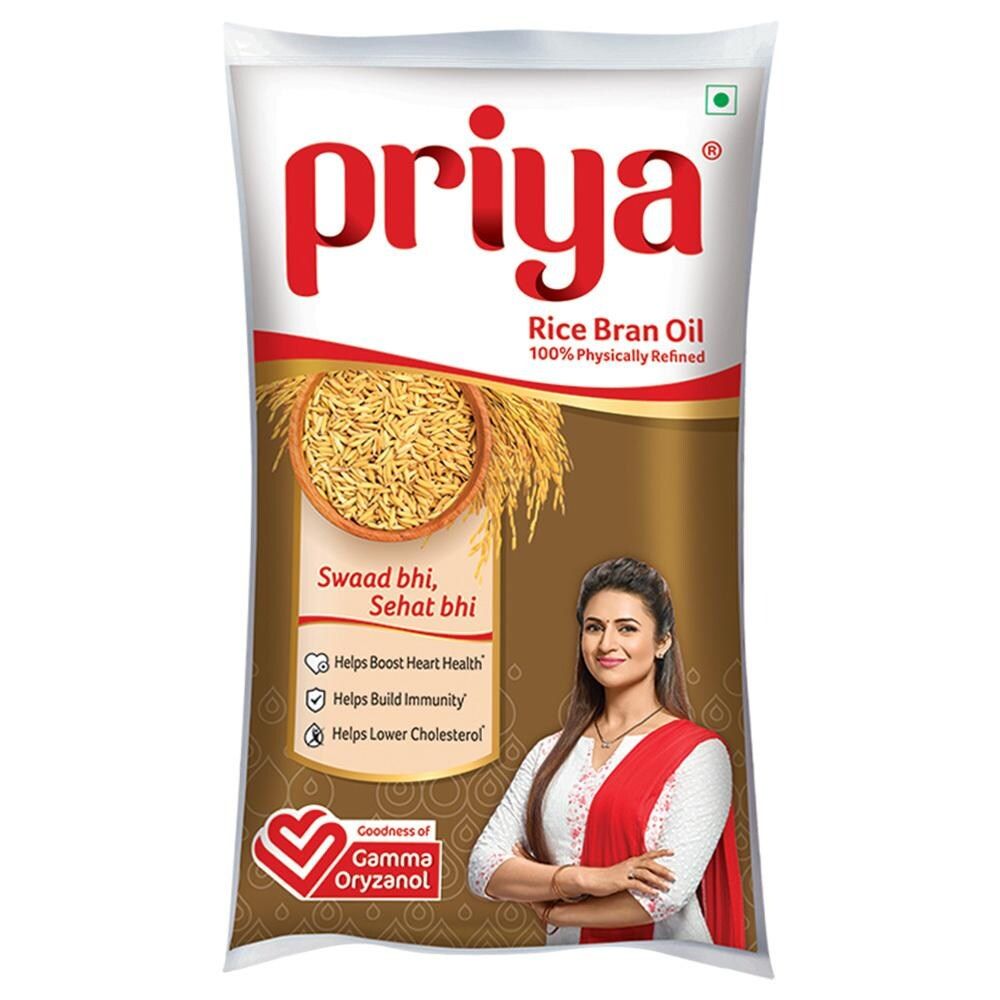 Priya Rice Bran Oil Pp