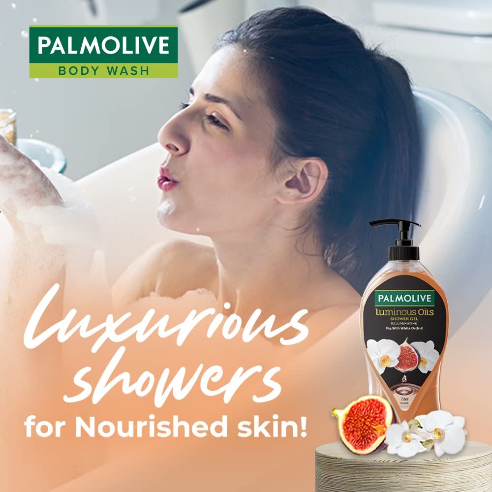 Palmolive Fig With White Orchid Luminous Oils Shower Gel 750 ml Combo