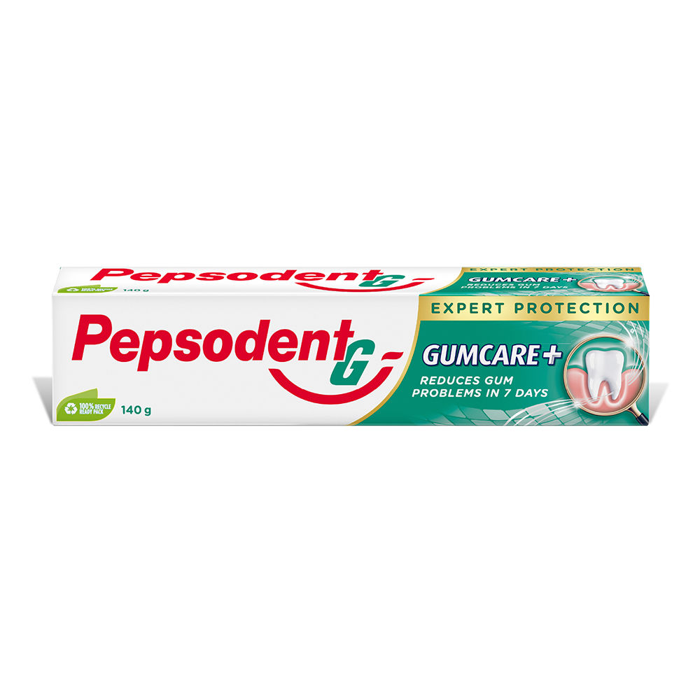 Pepsodent Gumcare+ Toothpaste, Reduces Gum Problems In 7 Days 140 g Combo