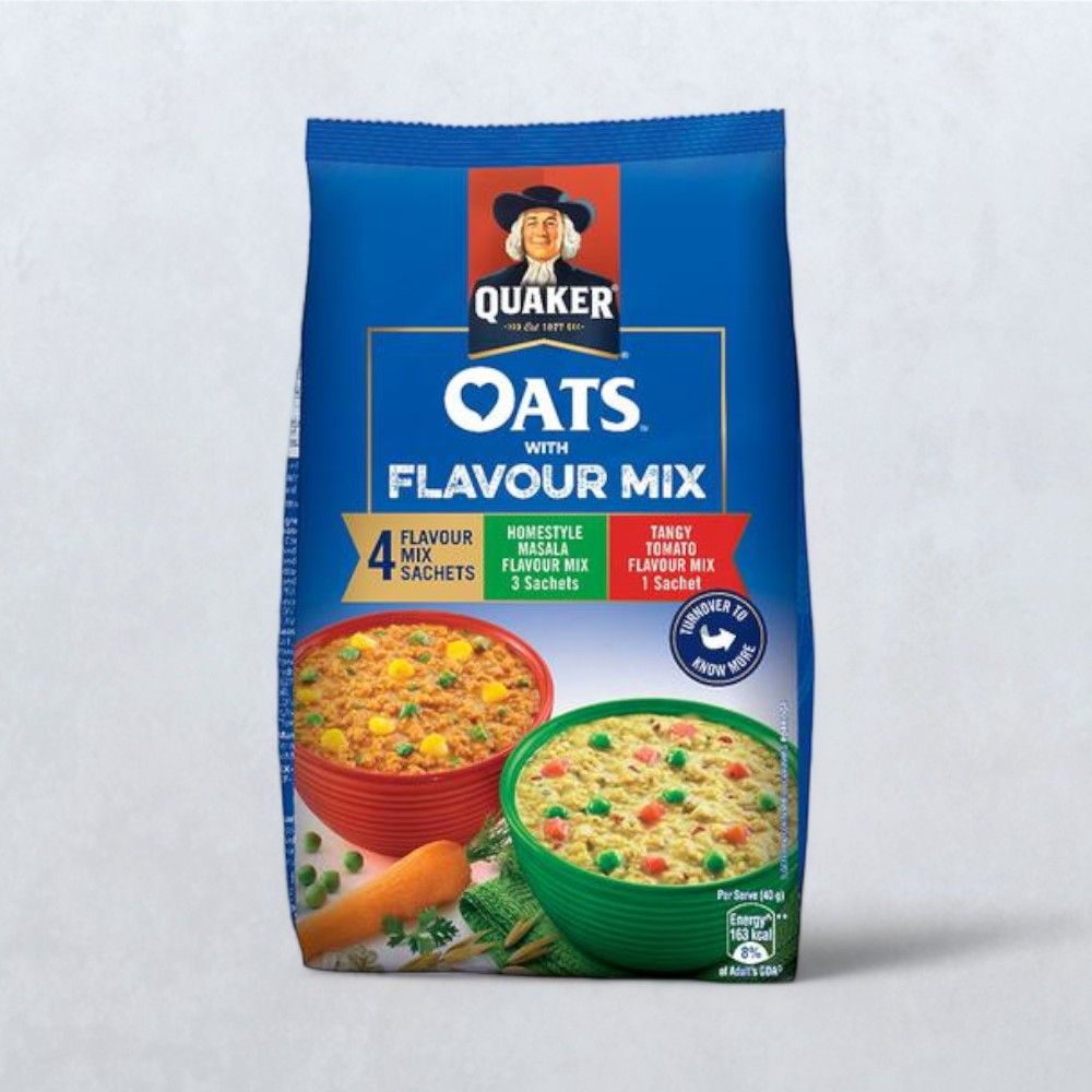Quaker Oats Breakfast Cereals - With Flavour Mix Nutritious Rich Source Of Energy