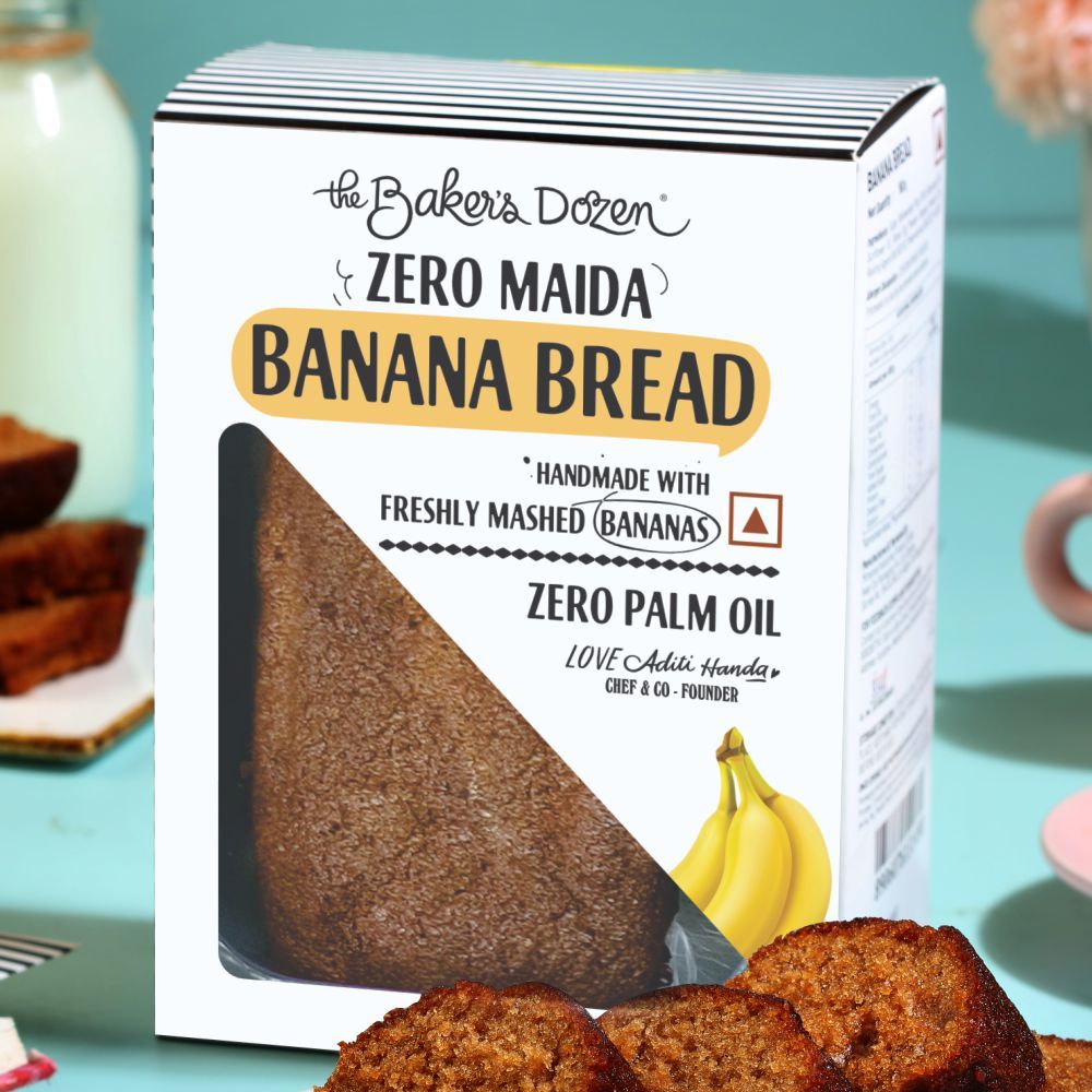 The Baker's Dozen Banana Bread 100% Wholewheat